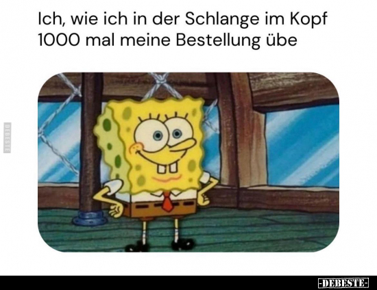 Ich, wie ich in der Schlange im Kopf 1000 mal meine.. - Lustige Bilder | DEBESTE.de