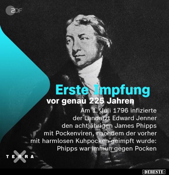 Erste Impfung vor genau 225 Jahren.. - Lustige Bilder | DEBESTE.de