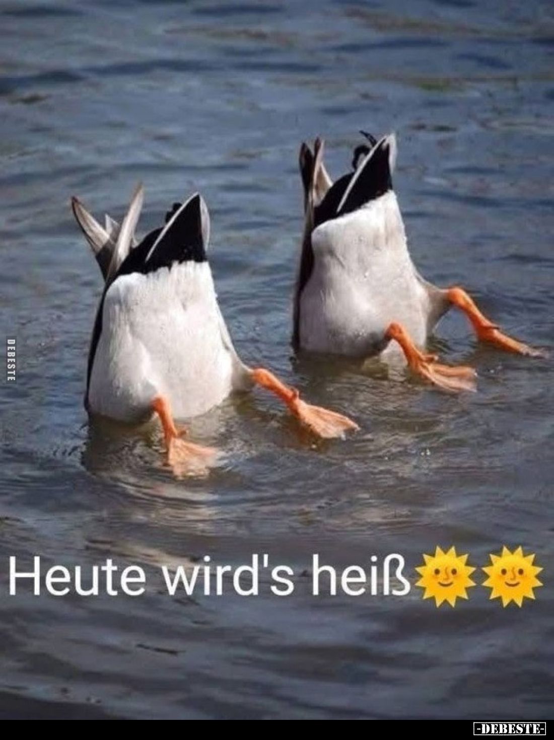 Heute wird's heiß