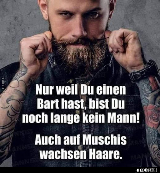 Nur weil Du einen Bart hast.. - Lustige Bilder | DEBESTE.de