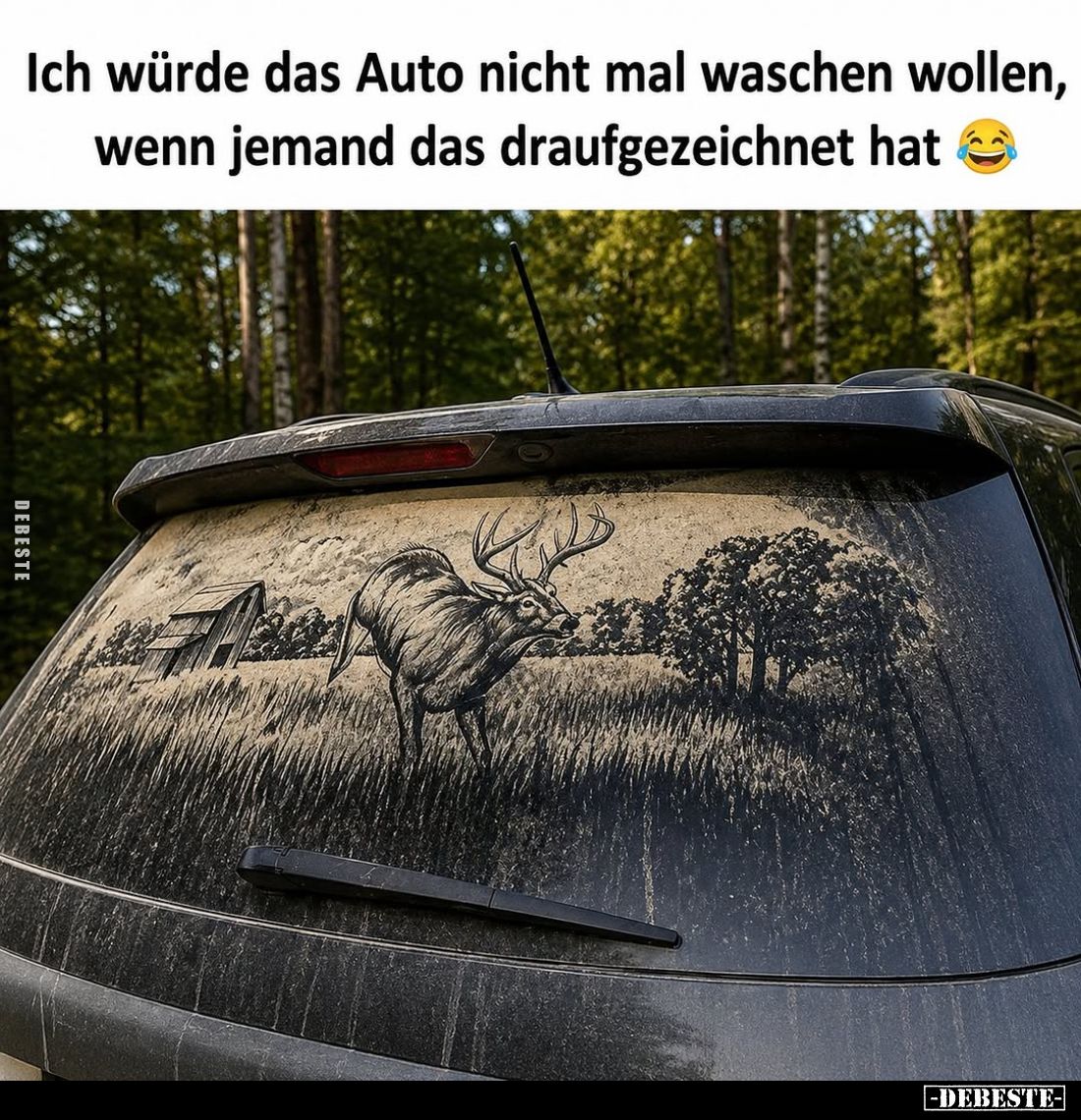 Ich würde das Auto nicht mal waschen wollen, wenn jemand das draufgezeichnet hat.