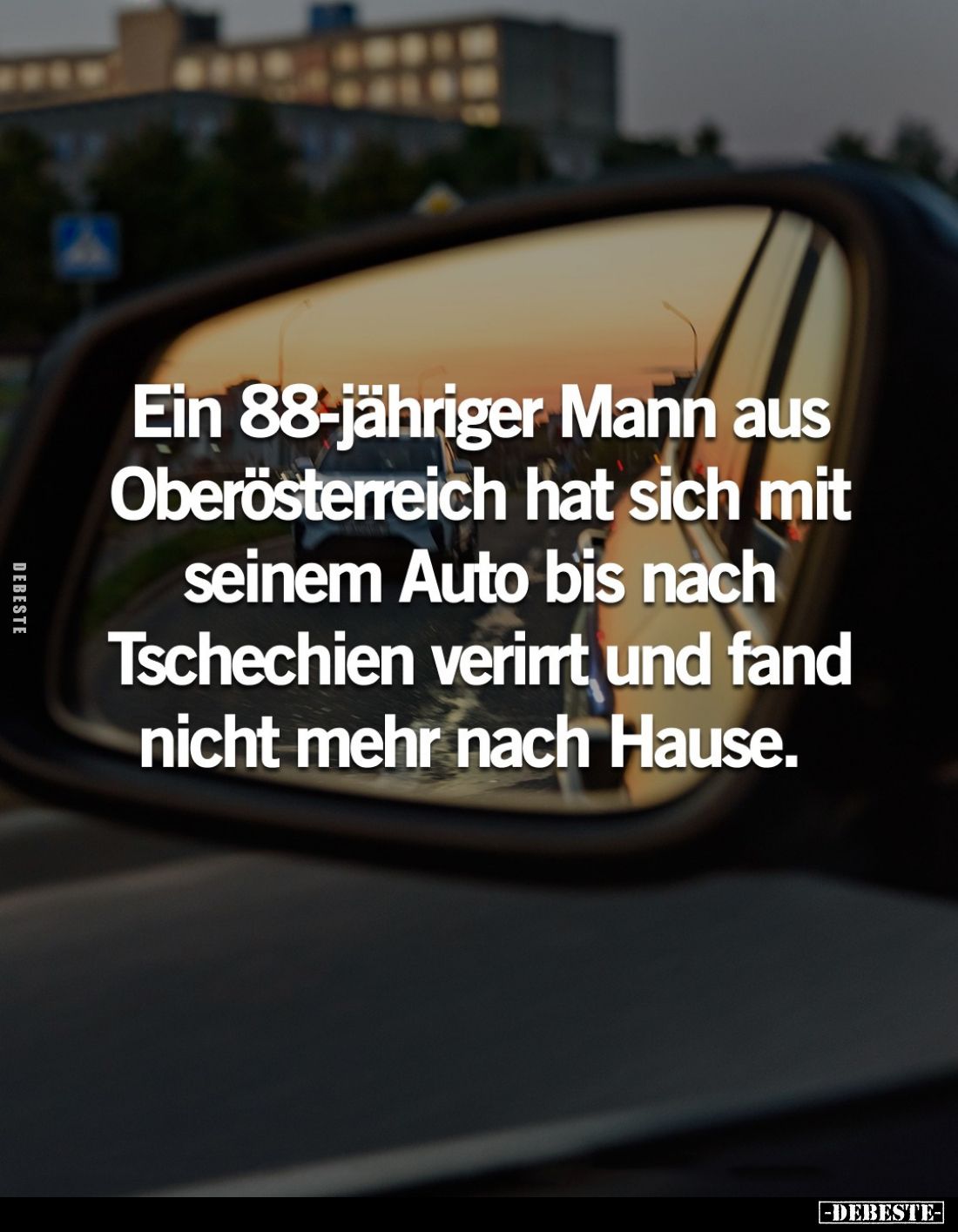 Ein 88-jähriger Mann aus Oberösterreich hat sich mit seinem Auto bis nach Tschechien verirrt und fand nicht mehr nach Hause.