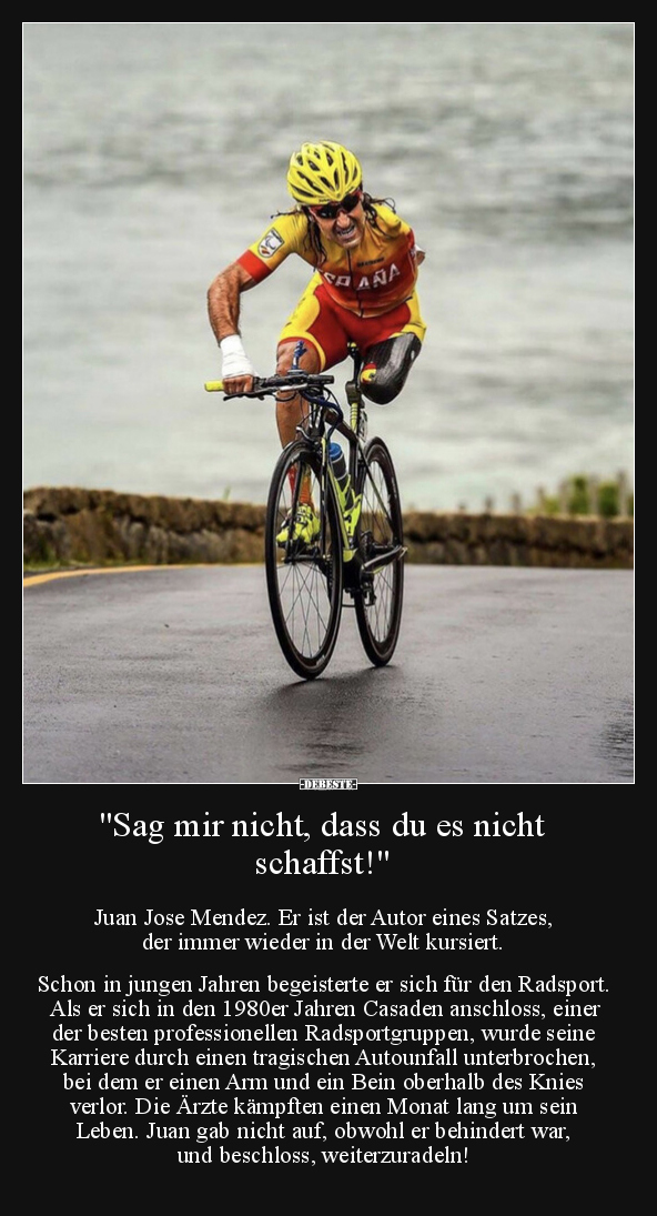"Sag mir nicht, dass du es nicht schaffst!".. - Lustige Bilder | DEBESTE.de