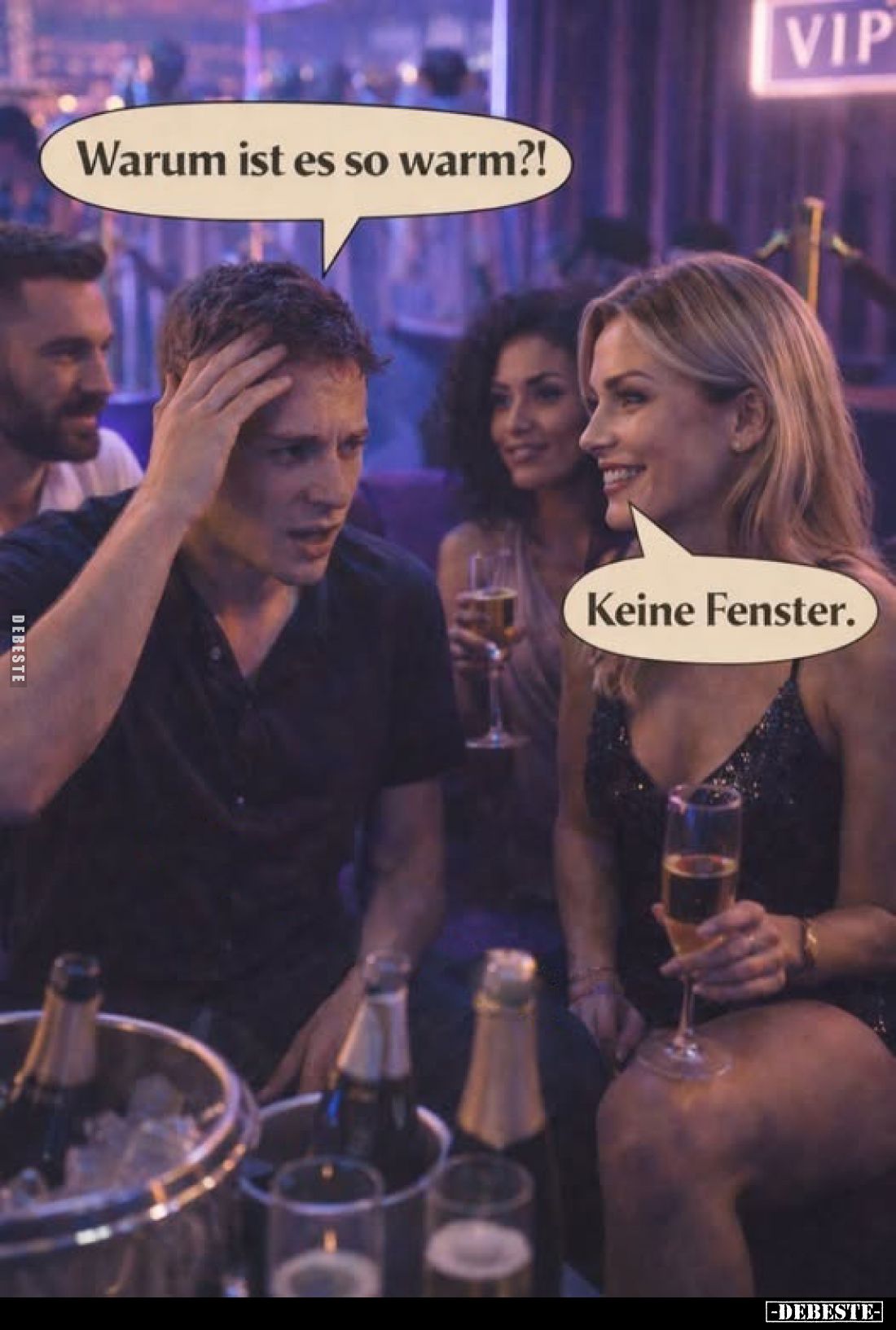 Warum ist es so warm?!
-
Keine Fenster.