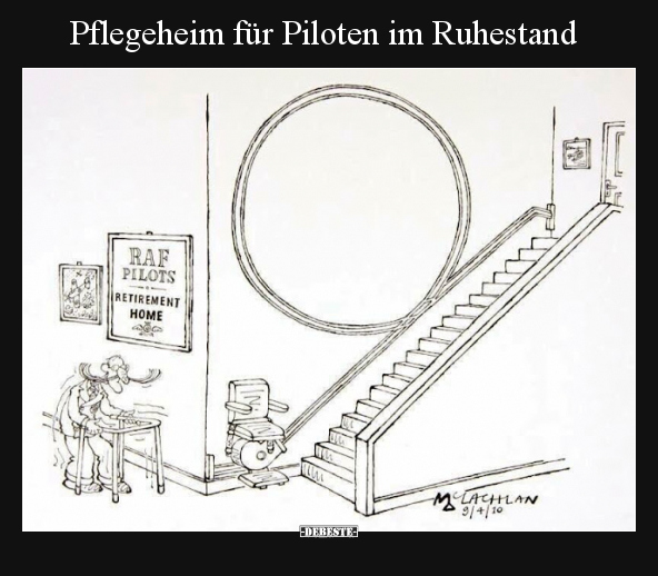 Pflegeheim für Piloten im Ruhestand.. - Lustige Bilder | DEBESTE.de