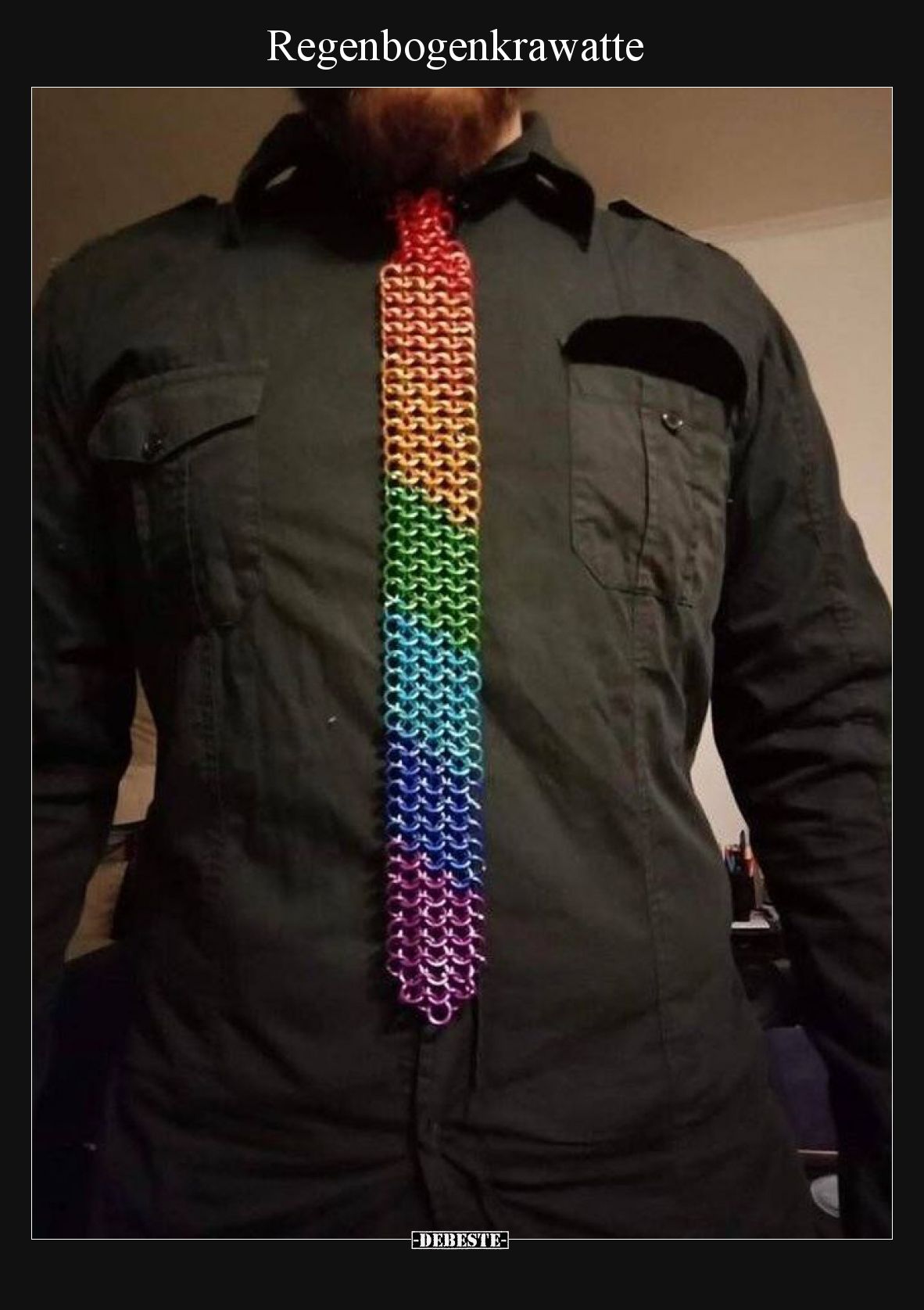 Regenbogenkrawatte