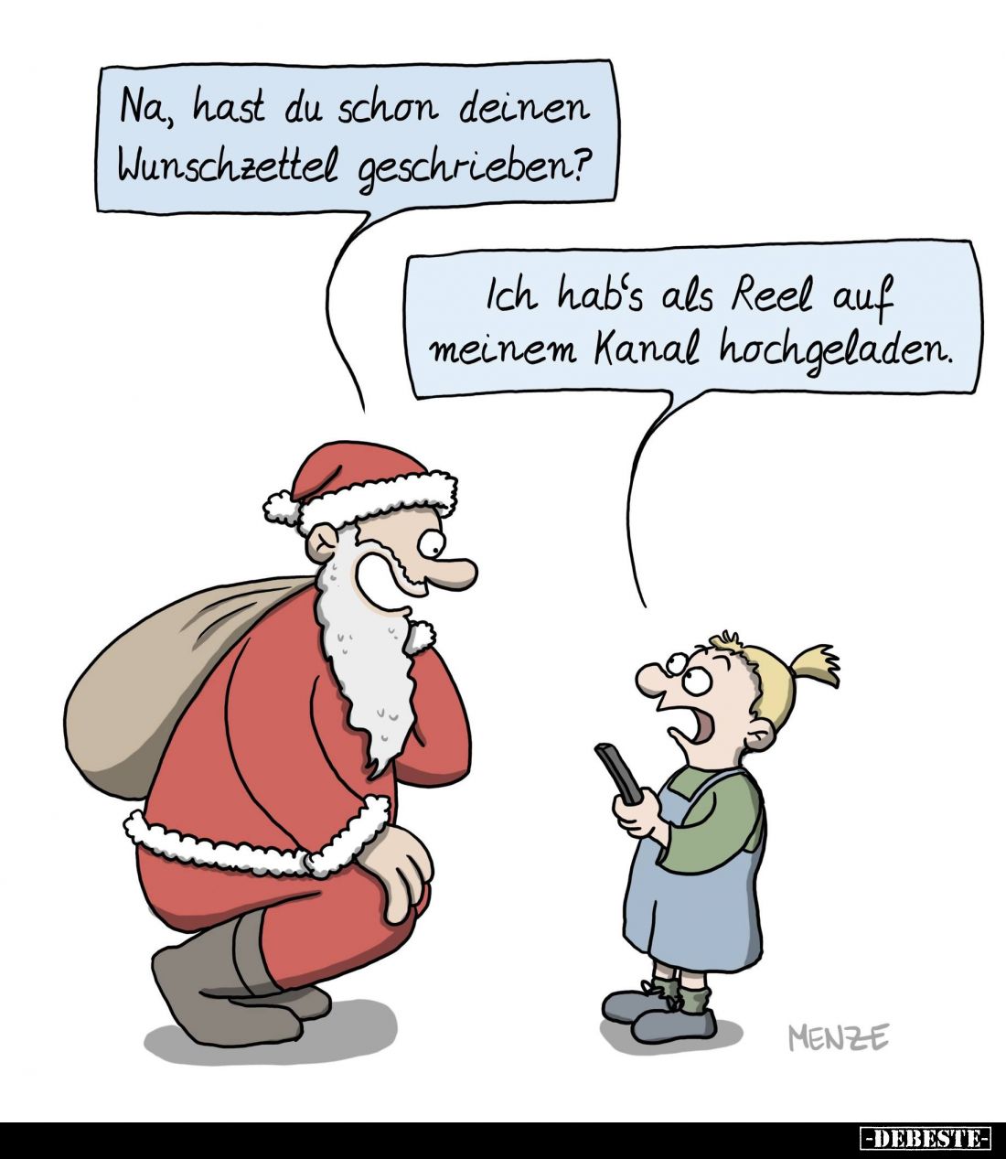 Na, hast du schon deinen Wunschzettel geschrieben? -
Ich hab's als Reel auf meinem Kanal hochgeladen.