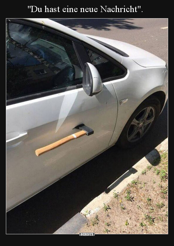 "Du hast eine neue Nachricht".