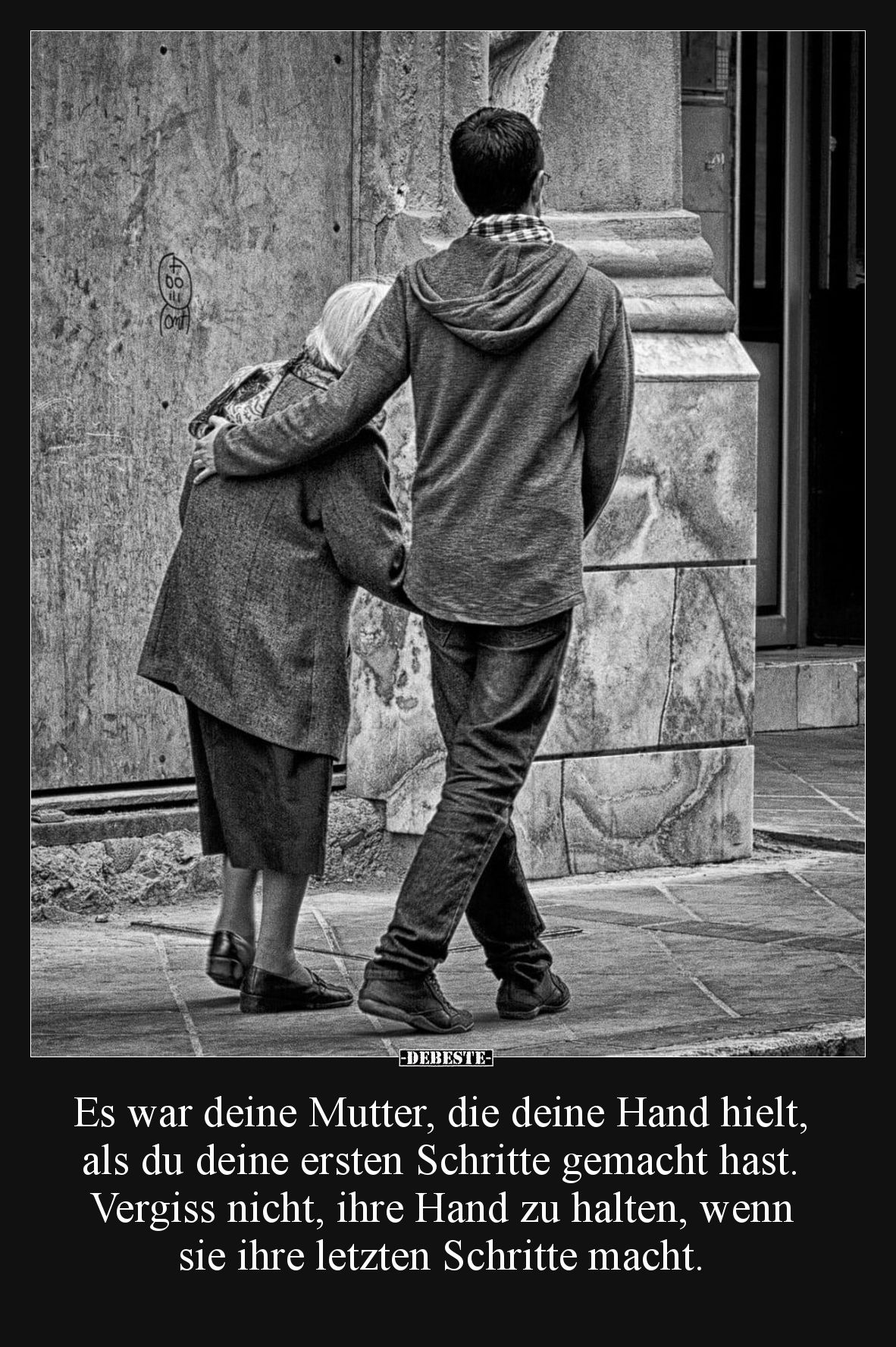 Es war deine Mutter, die deine Hand hielt, als du deine.. - Lustige Bilder | DEBESTE.de