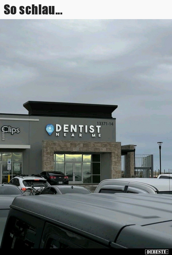 So schlau...
