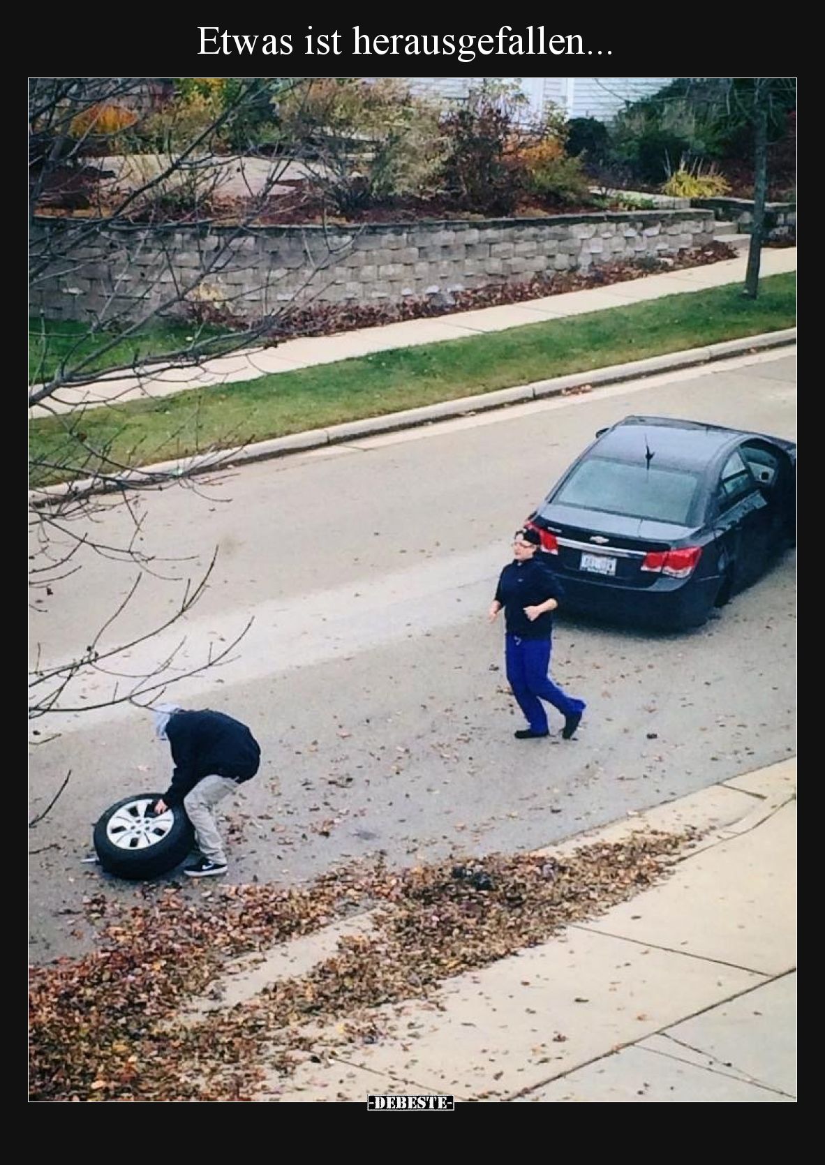 Etwas ist herausgefallen.