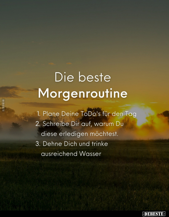 Die beste Morgenroutine.. - Lustige Bilder | DEBESTE.de