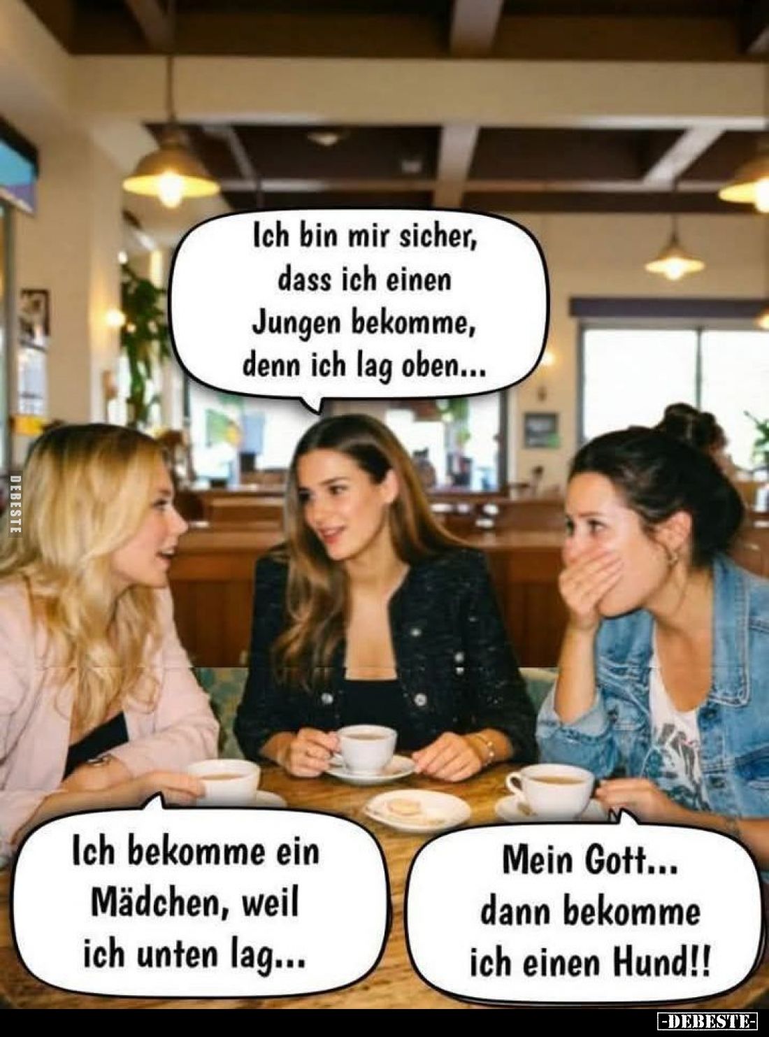 Ich bin mir sicher, dass ich einen Jungen bekomme... - Lustige Bilder | DEBESTE.de