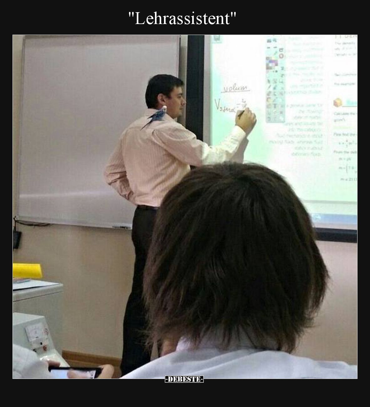 "Lehrassistent".. - Lustige Bilder | DEBESTE.de