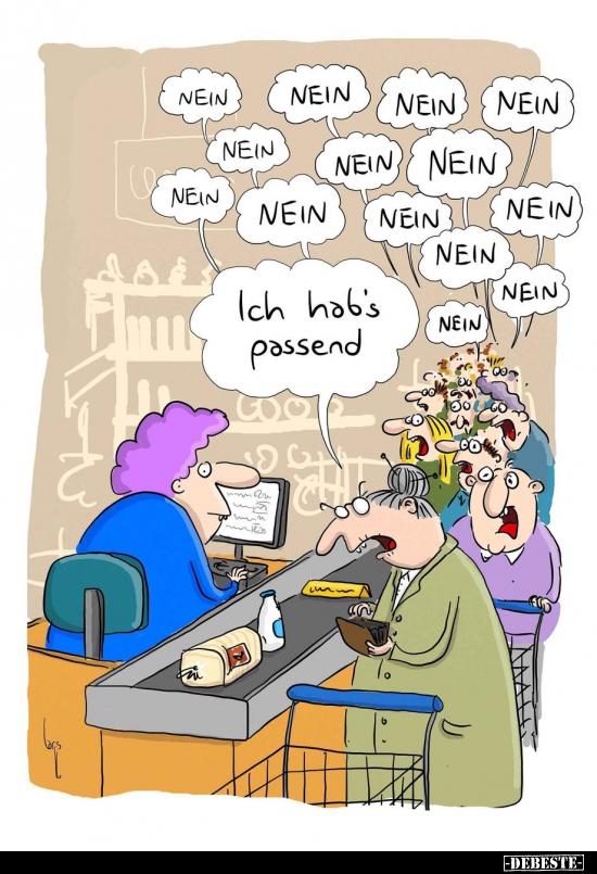 Ich hab's passend...