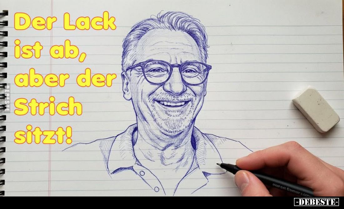 Der Lack ist ab, aber der Strich sitzt!