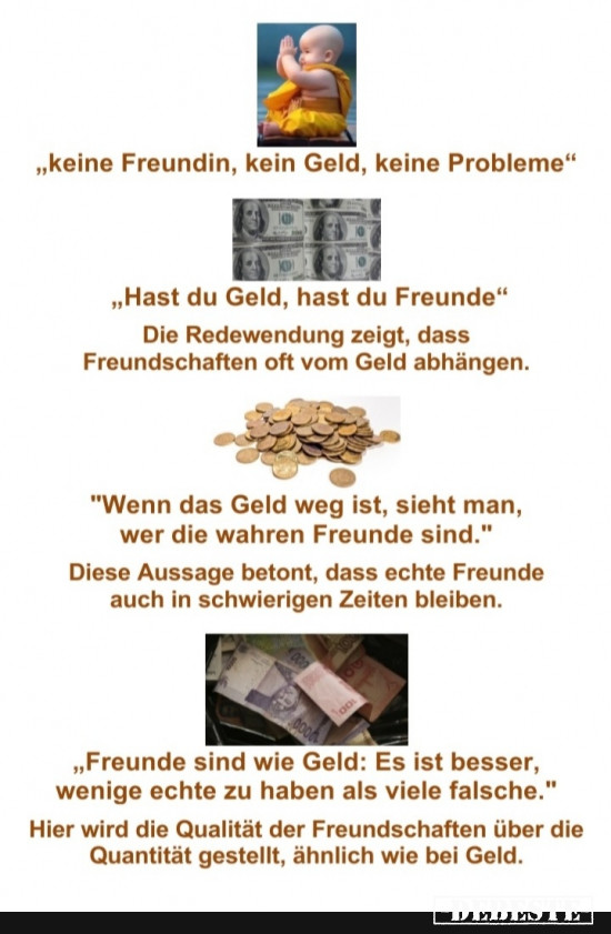 kein Geld, keine Freunde - Lustige Bilder | DEBESTE.de
