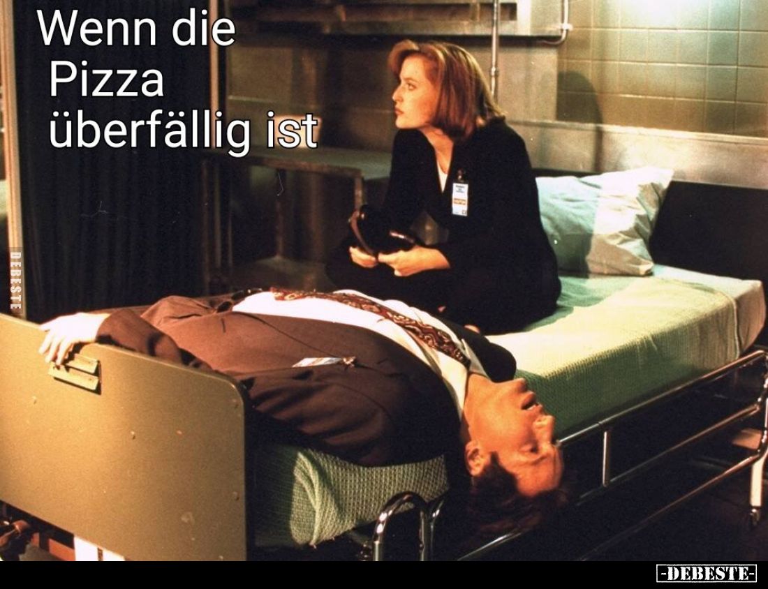 Wenn die Pizza überfällig ist