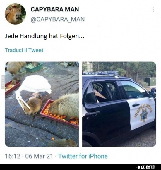 Jede Handlung hat Folgen..