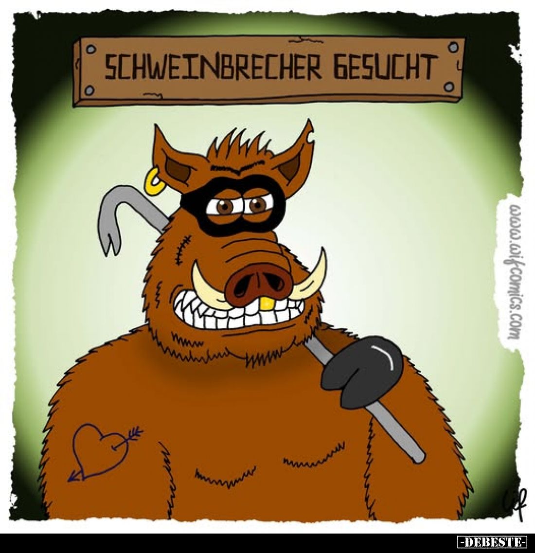 Schweinbrecher gesucht.