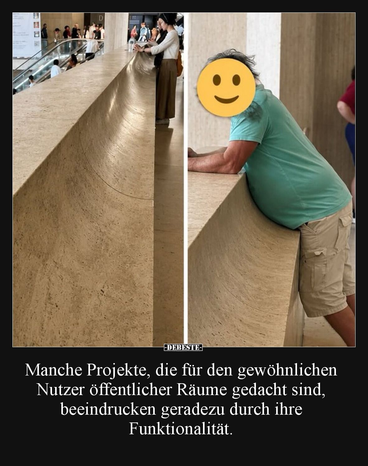 Manche Projekte, die für den gewöhnlichen Nutzer öffentlicher Räume gedacht sind, beeindrucken geradezu durch ihre Funktional...