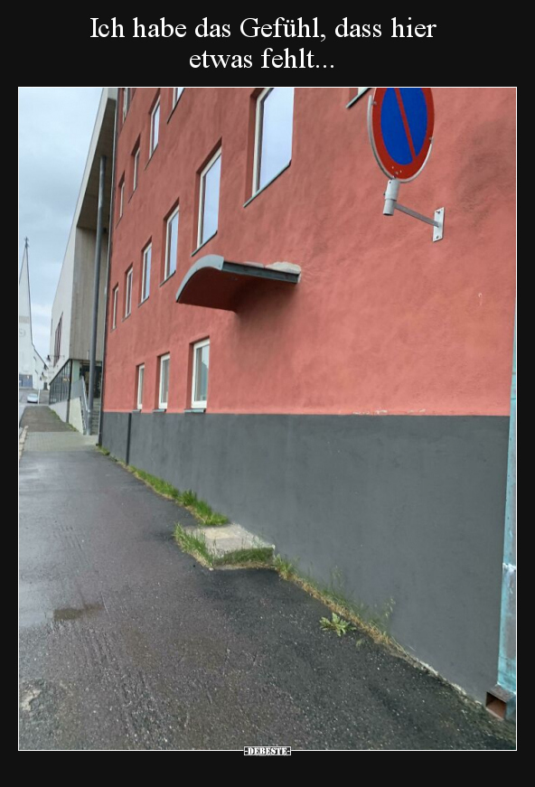 Ich habe das Gefühl, dass hier etwas fehlt...