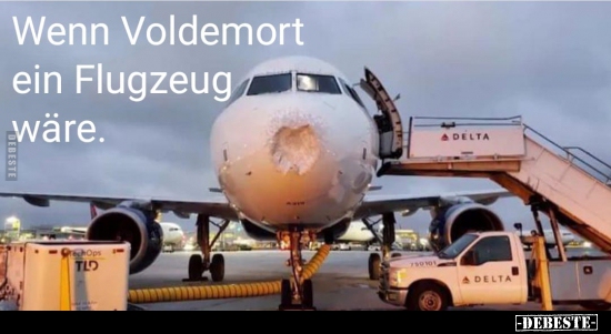 Wenn Voldemort ein Flugzeug wäre.. - Lustige Bilder | DEBESTE.de
