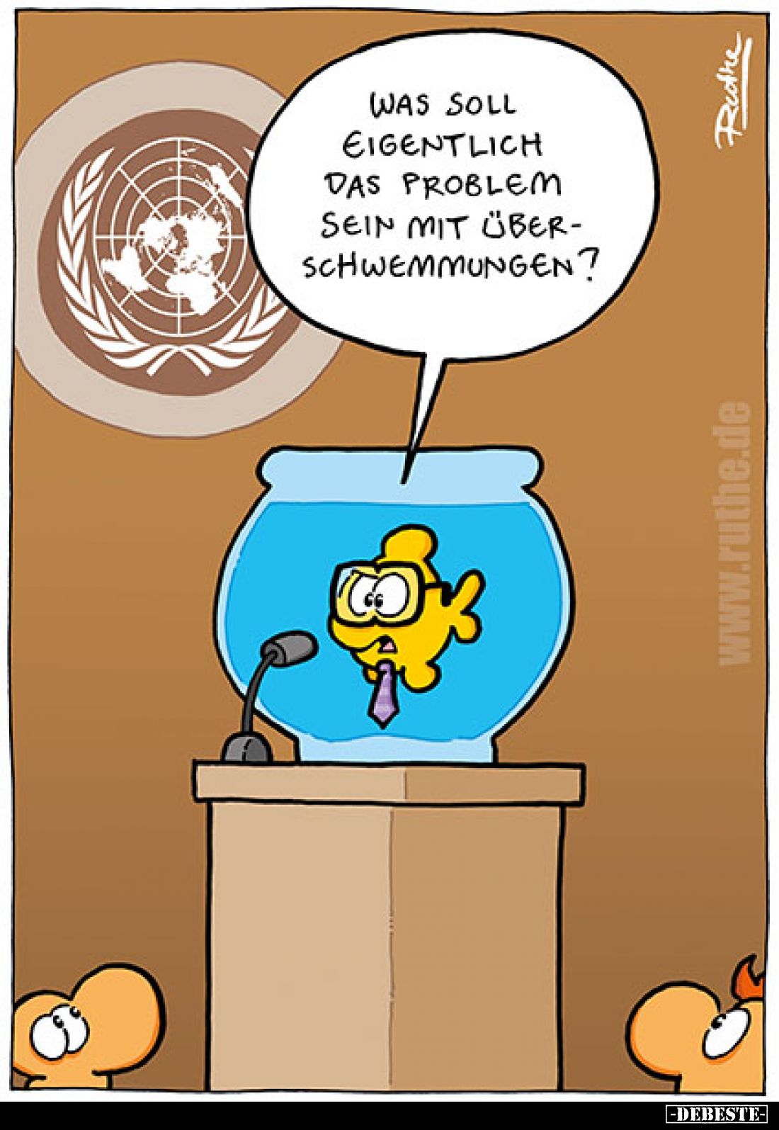 Was soll eigentlich das Problem sein mit Überschwemmungen?