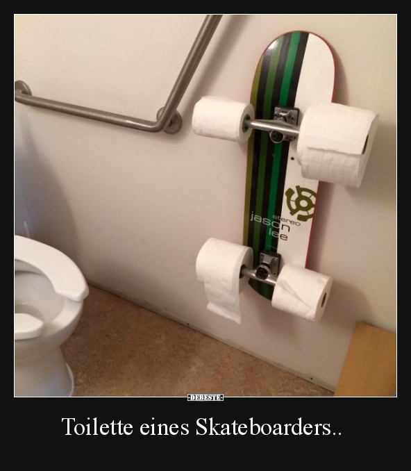 Toilette eines Skateboarders.. - Lustige Bilder | DEBESTE.de