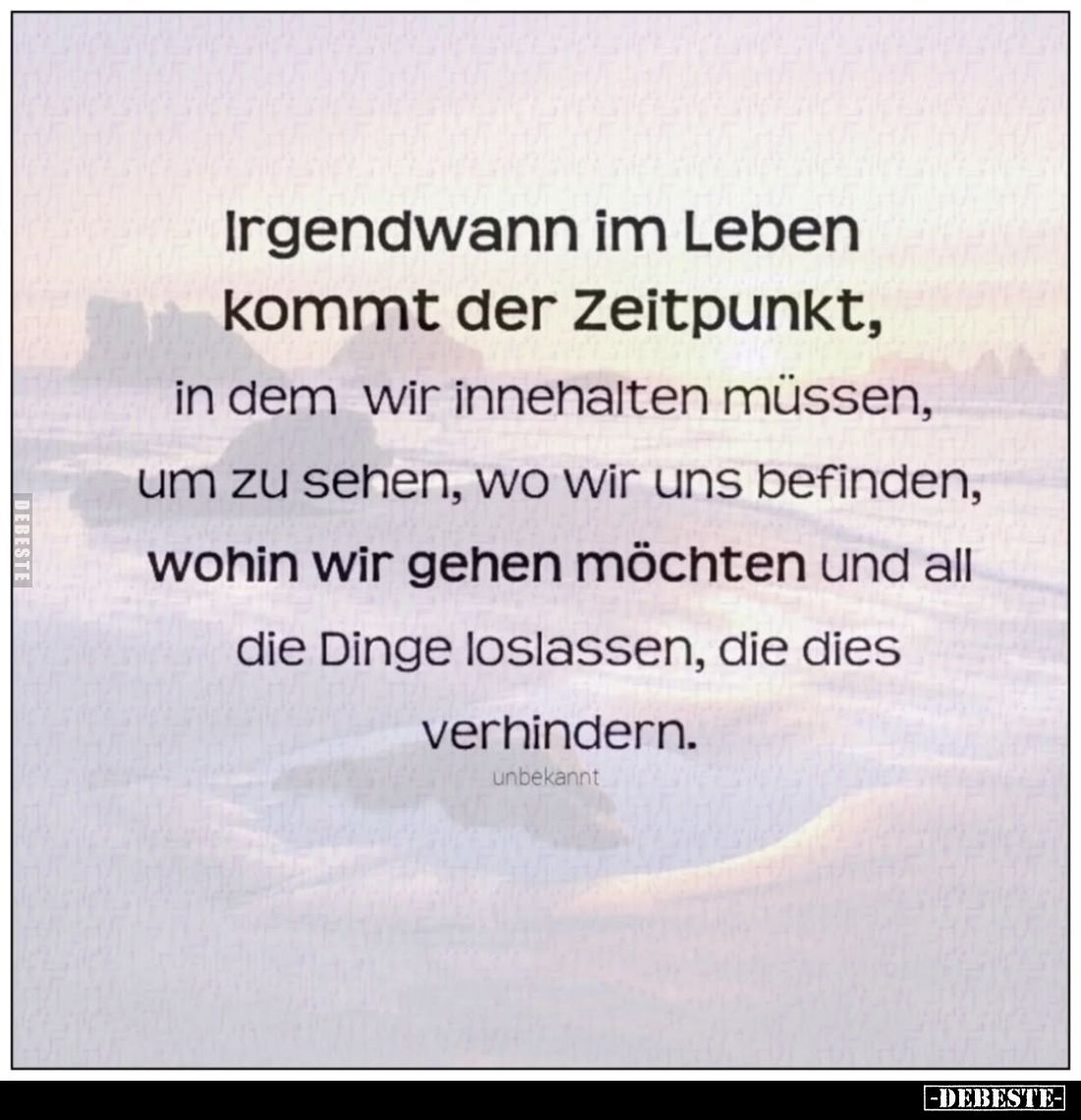 Irgendwann im Leben kommt der Zeitpunkt, in dem wir innehalten müssen, um zu sehen, wo wir uns befinden, wohin wir gehen möch...