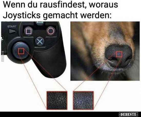 Wenn du rausfindest, woraus Joysticks gemacht werden.. - Lustige Bilder | DEBESTE.de