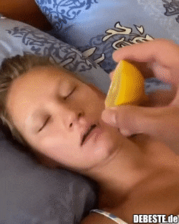 Funfakt: Die Menschen verschlucken im Durchschnitt 8 Zitronen pro Jahr im Schlaf. - Lustige Bilder | DEBESTE.de