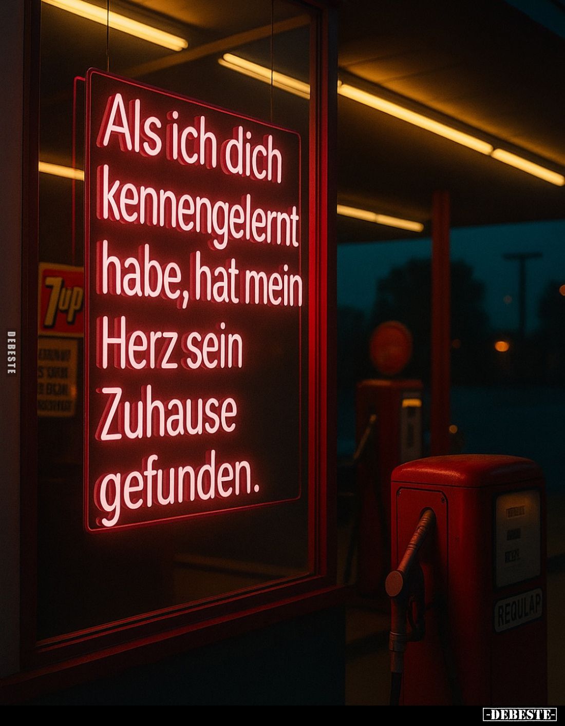 Als ich dich kennengelernt habe, hat mein Herz sein Zuhause gefunden.