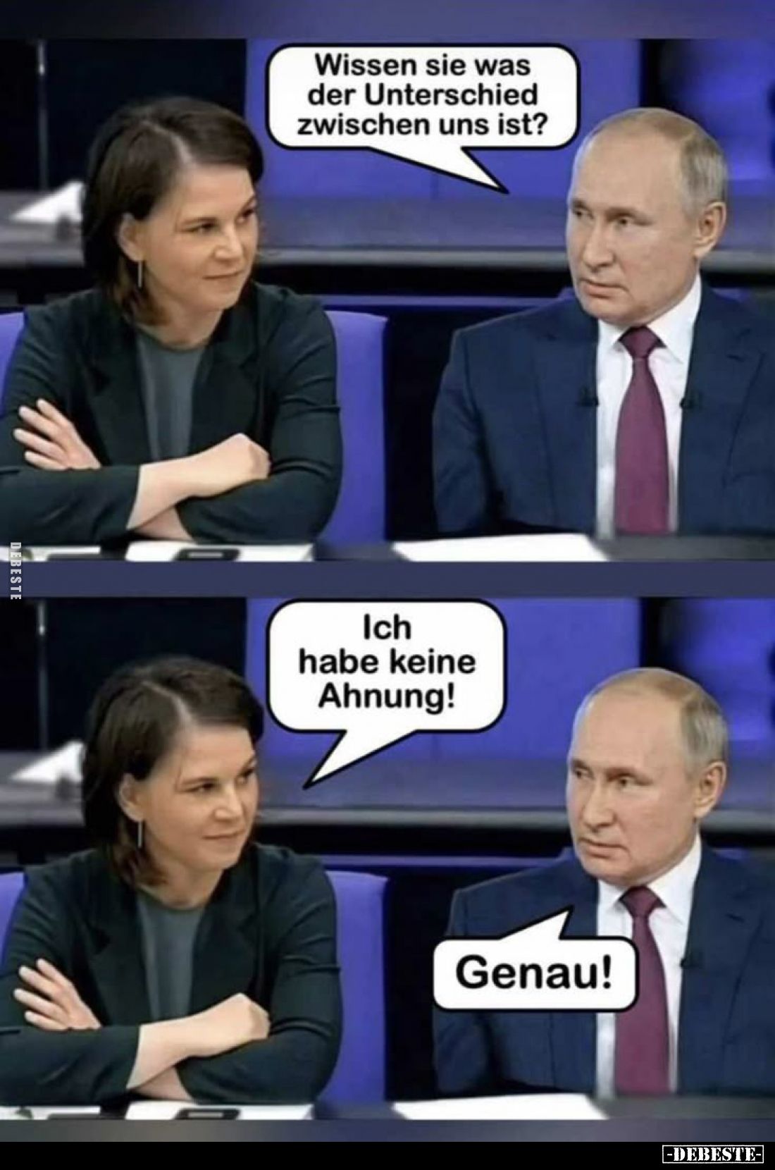 Wissen sie was der Unterschied zwischen uns ist?... - Lustige Bilder | DEBESTE.de