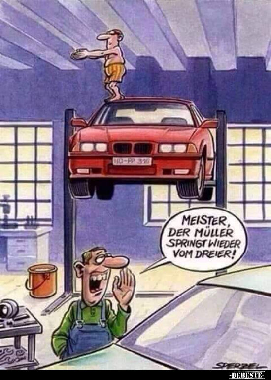 Meister, der Müller springt wieder vom Dreier!..