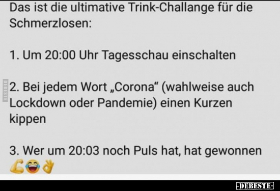 Das ist die ultimative Trink-Challange für die.. - Lustige Bilder | DEBESTE.de