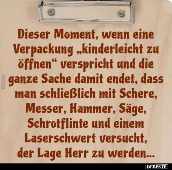Dieser Moment, wenn eine Verpackung.. - Lustige Bilder | DEBESTE.de