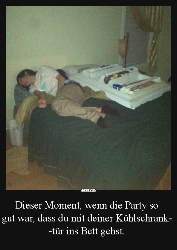 Dieser Moment, wenn die Party so gut war, dass du.. - Lustige Bilder | DEBESTE.de