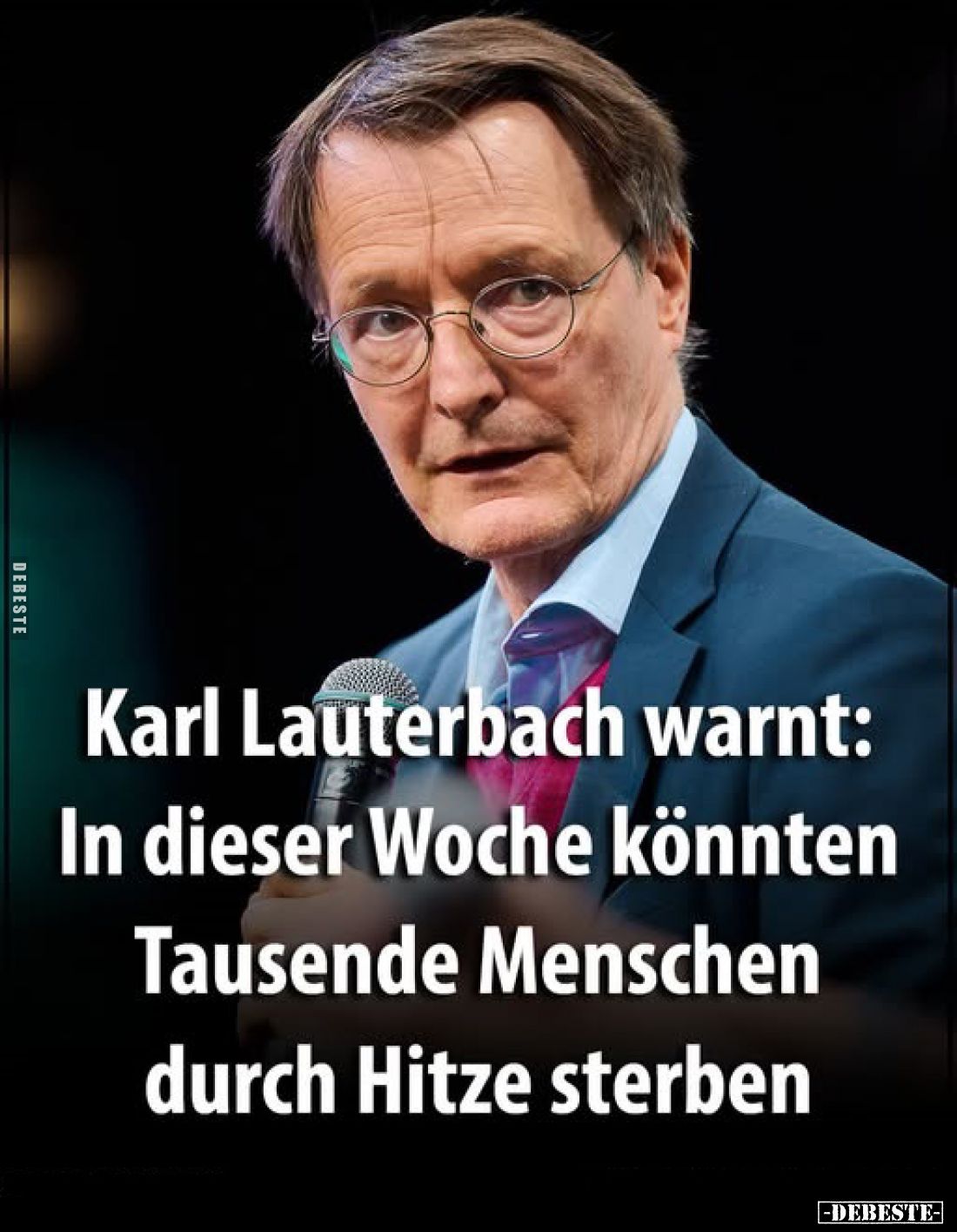 Karl Lauterbach warnt: In dieser Woche könnten Tausende Menschen durch Hitze sterben.