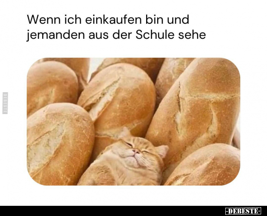 Wenn, Einkaufen, Schule