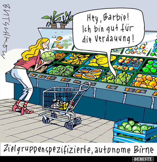 Hey, Barbie! Ich bin gut für die Verdauung!.. - Lustige Bilder | DEBESTE.de