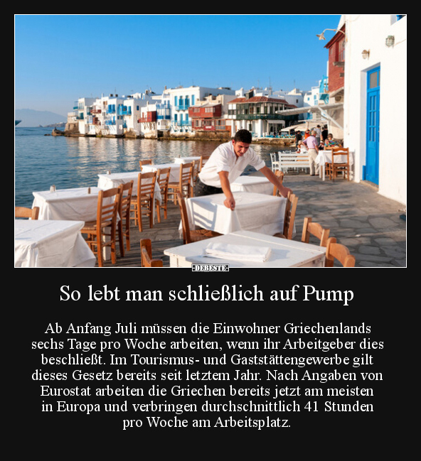 So lebt man schließlich auf Pump.. - Lustige Bilder | DEBESTE.de