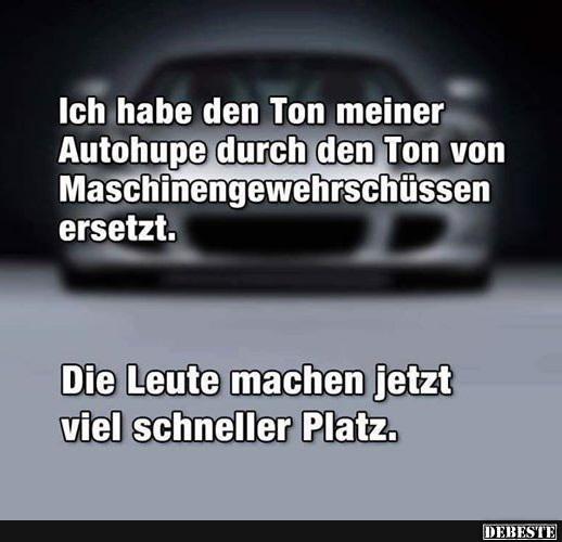 Ich habe den Ton meiner Autohupe..