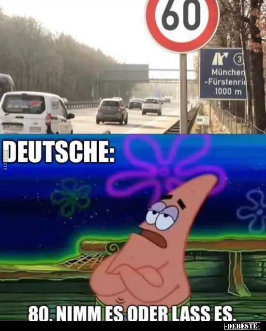 Deutsche:

80. nimm es oder lass es.