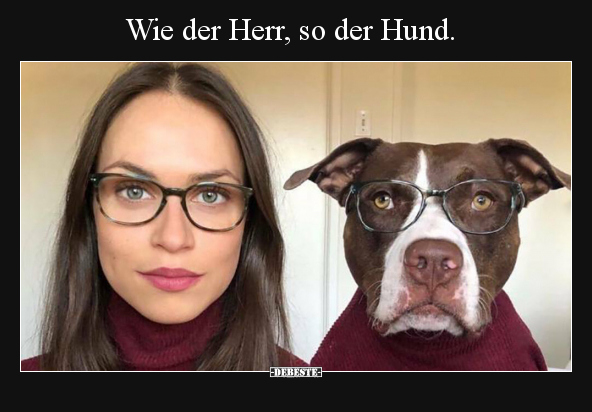 Wie der Herr, so der Hund... - Lustige Bilder | DEBESTE.de