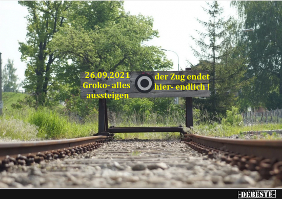 Der Zug endet hier - Lustige Bilder | DEBESTE.de