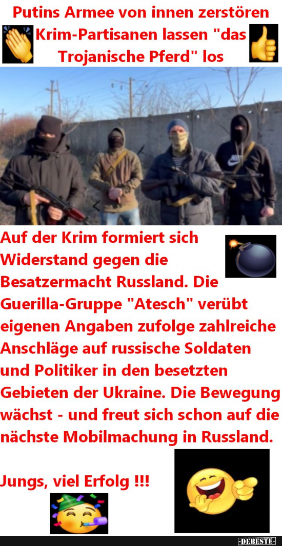 Putin bekommt von seinen neuen Freunden die Fresse voll. - Lustige Bilder | DEBESTE.de