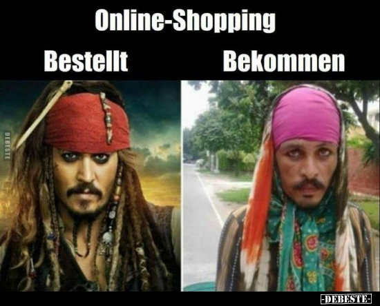 Online-Shopping: Bestellt / Bekommen.. - Lustige Bilder | DEBESTE.de