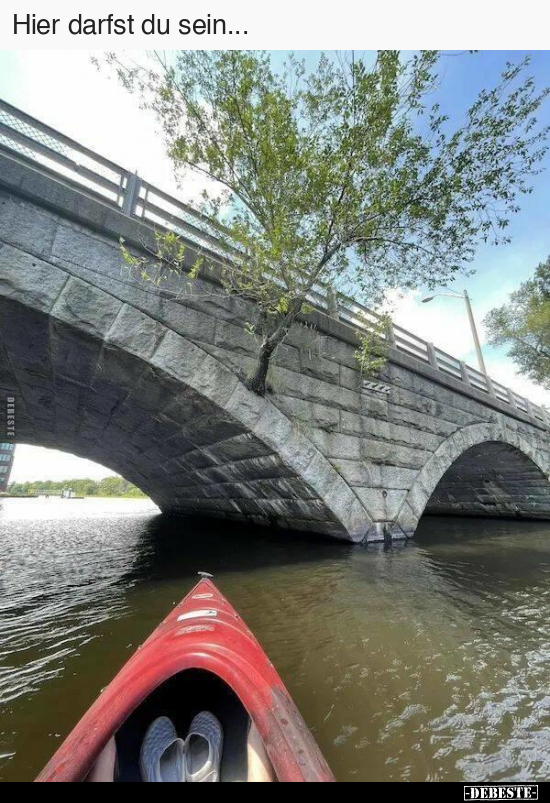 Hier darfst du sein...