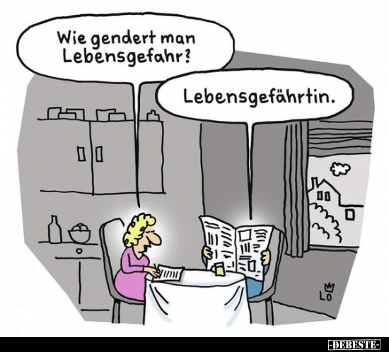 Wie gendert man Lebensgefahr?.. - Lustige Bilder | DEBESTE.de